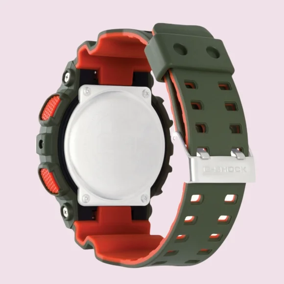 Casio Veteran Military Green & Premium Orange G-Shock - Picture 4 of 9